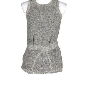 Madewell Women's Grey Tie-Wrap Sweater
Tank Small